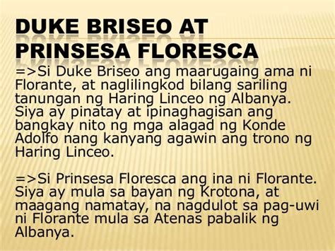 ano ang katangian ni duke briseo|Florante at Laura (Tauhan) .